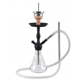 AMY DELUXE Shisha Small Rips Transparent RS Schwarz