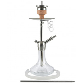 AMY DELUXE Shisha Little Feather SS11 Transparent RS Silber