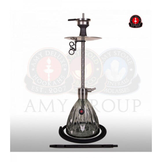 AMY DELUXE Shisha Signature Schwarz RS Silber