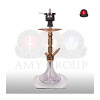 AMY DELUXE Shisha Alu Sierra S 073.02 Transparent RS Gold