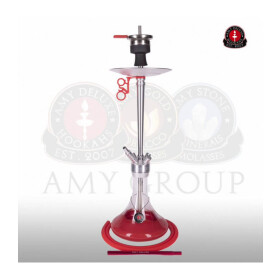 AMY DELUXE Shisha Alu 066.01 Rot RS Silber