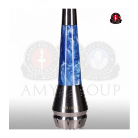 AMY DELUXE Shisha Galactic Steel S 1200 Transparent RS Sky Blau
