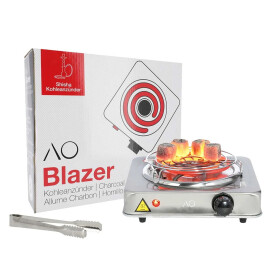 AO Blazer Premium Edelstahl Kohleanzünder 1000W