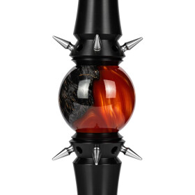 Moze Shisha Sphere 2 - Transparent RS Schwarz Rot
