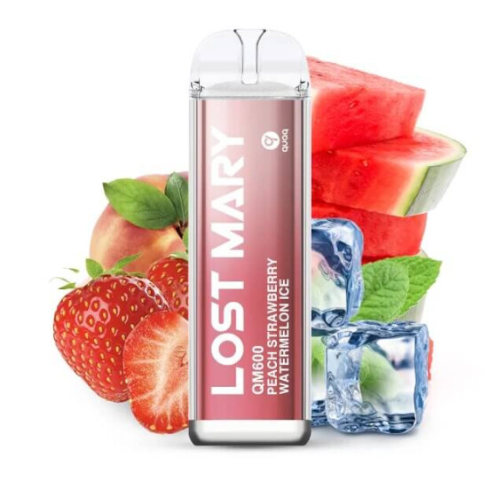 Elf Bar Lost Mary QM600 - E-Shisha Einweg - Peach Strawberry Watermelon Ice