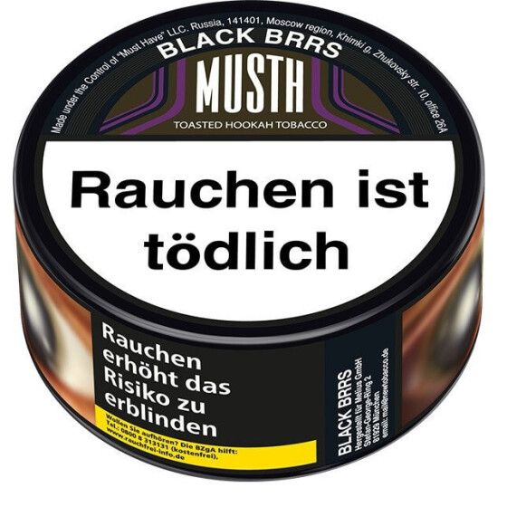 MustH Tabak - Black Brrs - 25g