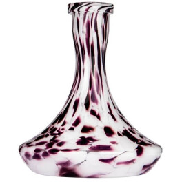 Moze Glasbowl - Steckbowl - Dotted White Purple