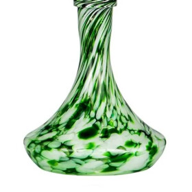 Moze Glasbowl - Steckbowl - Dotted White Green